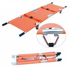 Aluminum Alloy Tranfer Wound Person 2 Folding Stretcher with Bag